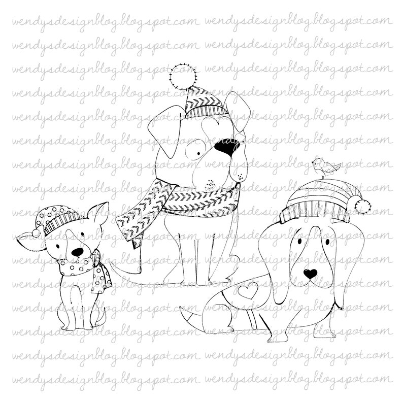 winter pups image 1