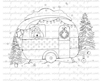 Christmas caravan