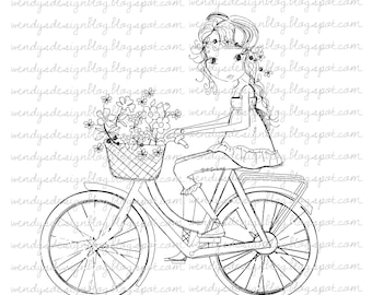 Girl On A bike