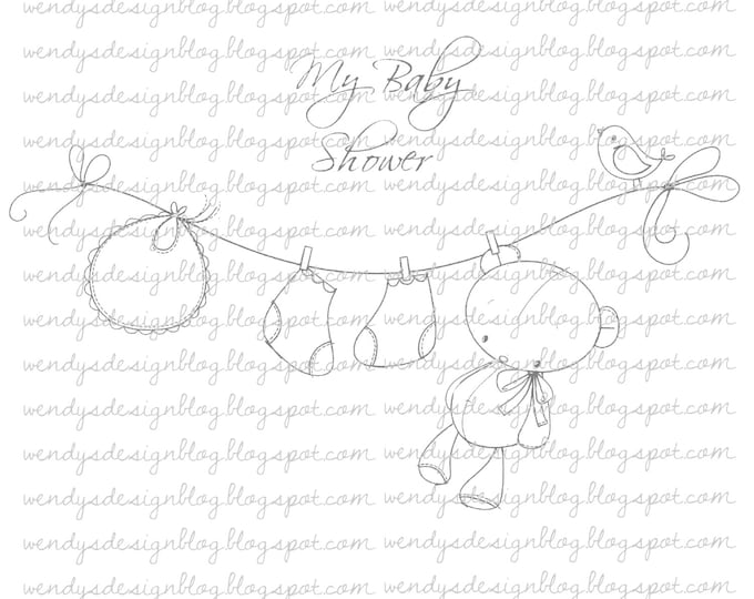 Digital Garden Digital Stamp Pack - Black and White Clipart / Flowers ...