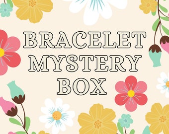 Bracelet Mystery Box, Surprise Gift, Girlfriend Present, Best Friend Birthday Surprise, Anniversary Gift, Unique, Bundle, Self Gift