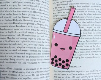 Bookmark - Strawberry Bubble Tea