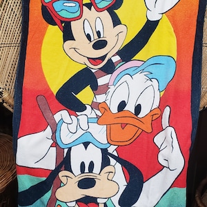 90s St. Thomas Virgin Islands Disney Beach Towel