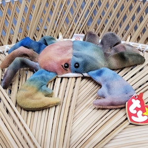1996 Claude The Crab Beanie Baby With Heart Tag