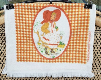 70s Holly Hobbie Kitchen Towel By Cannon