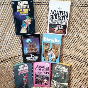 Vintage Agatha Christie Books, Paperbacks