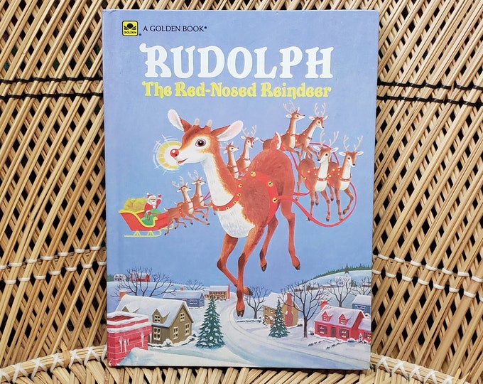 1985 Rudolph the Red-nosed Reindeer A Golden Book - Etsy