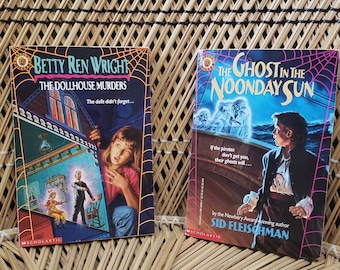 90s The Dollhouse Murders By Betty Ren Wright And The Ghost In The Noonday Sun By Sid Fleischman Set Of 2 Apple Chiller Books