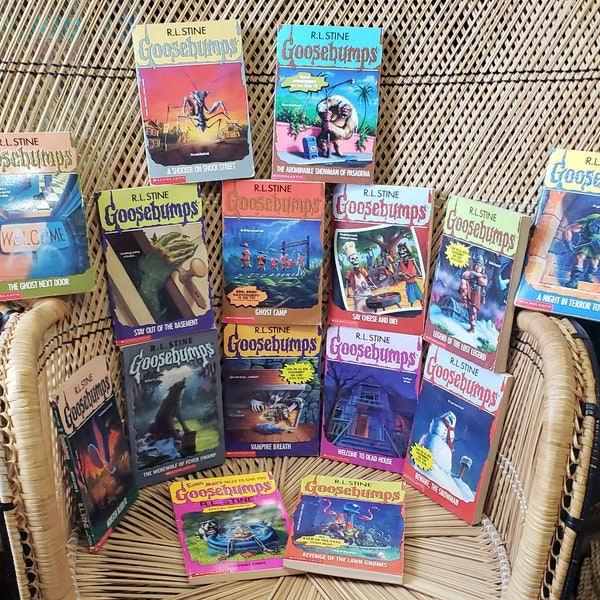 90s Goosebumps Books By R.L. Stein Scholastic, Buy 1 Or All!