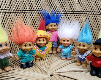 90s Troll Dolls In Outfits, Choose 1 Or All