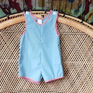 80s Red, White & Blue Baby Romper, 12M