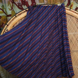 70s Pleated Wool Skirt By Harvey&#39;s Place, SM/MD