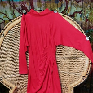 70s Red Hearts Dress By Jill Lynn Girls 6