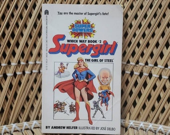 Old Vintage 1984 Complete Set of 44 DC Comics SUPERGIRL Stickers 