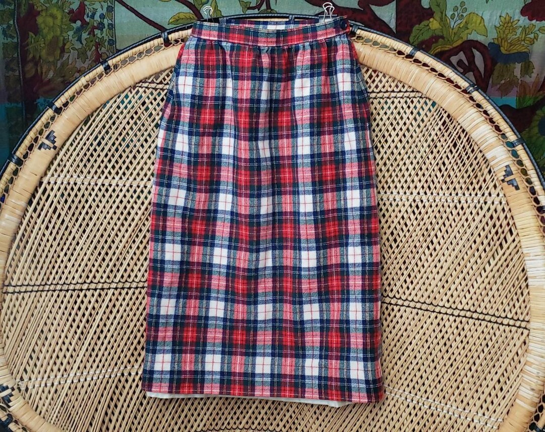 70s Girls Plaid Young Pendleton Skirt Vintage Young Pendleton - Etsy