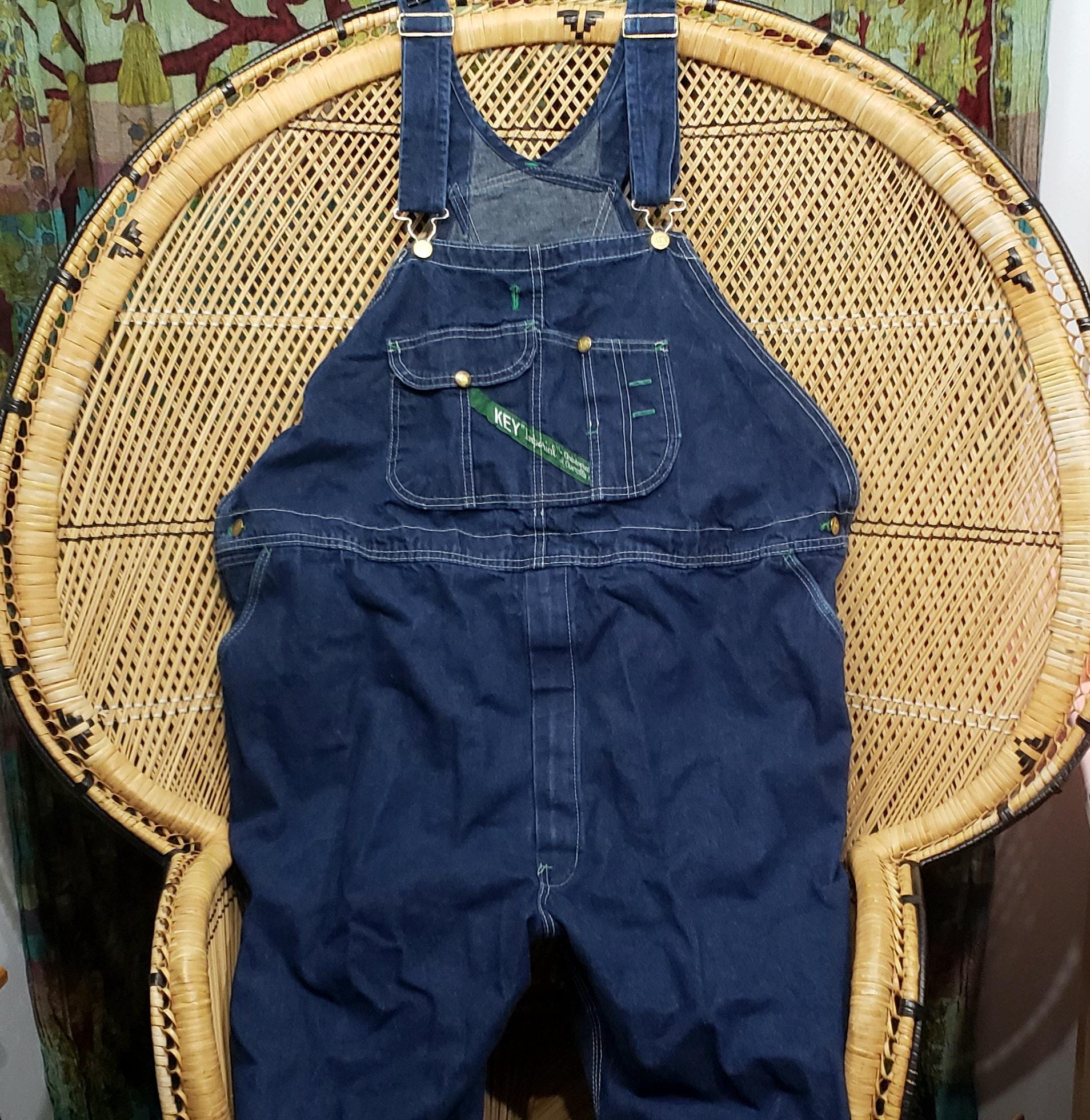 Key Vintage Overalls - Etsy
