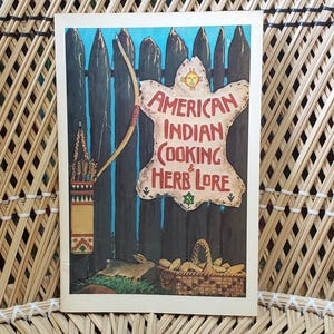 1973 American Indian Cooking Herb & Lore Booklet, Soft Cover