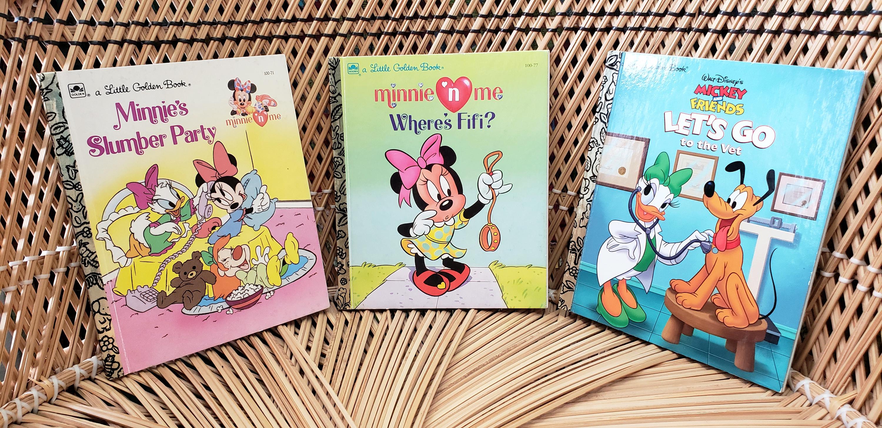 90s Minnie Mouse & Daisy Duck Little Golden Books Set of 3 - Etsy
