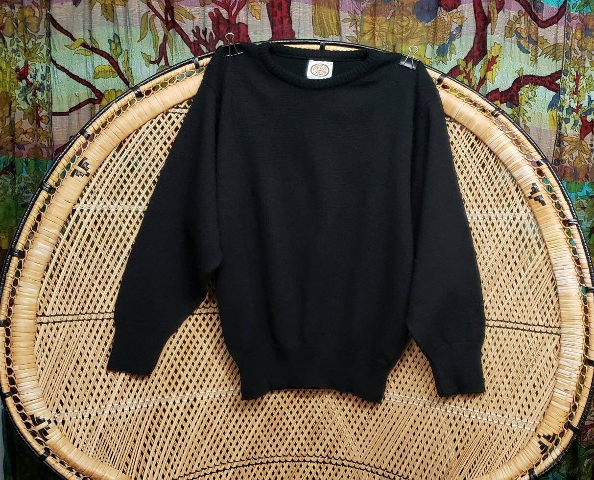 Black Sweater - Etsy