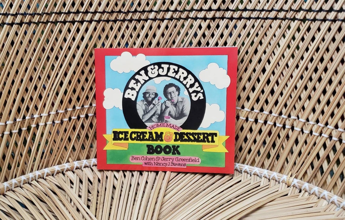 1987 Ben & Jerry's Homemade Ice Cream And Dessert Book