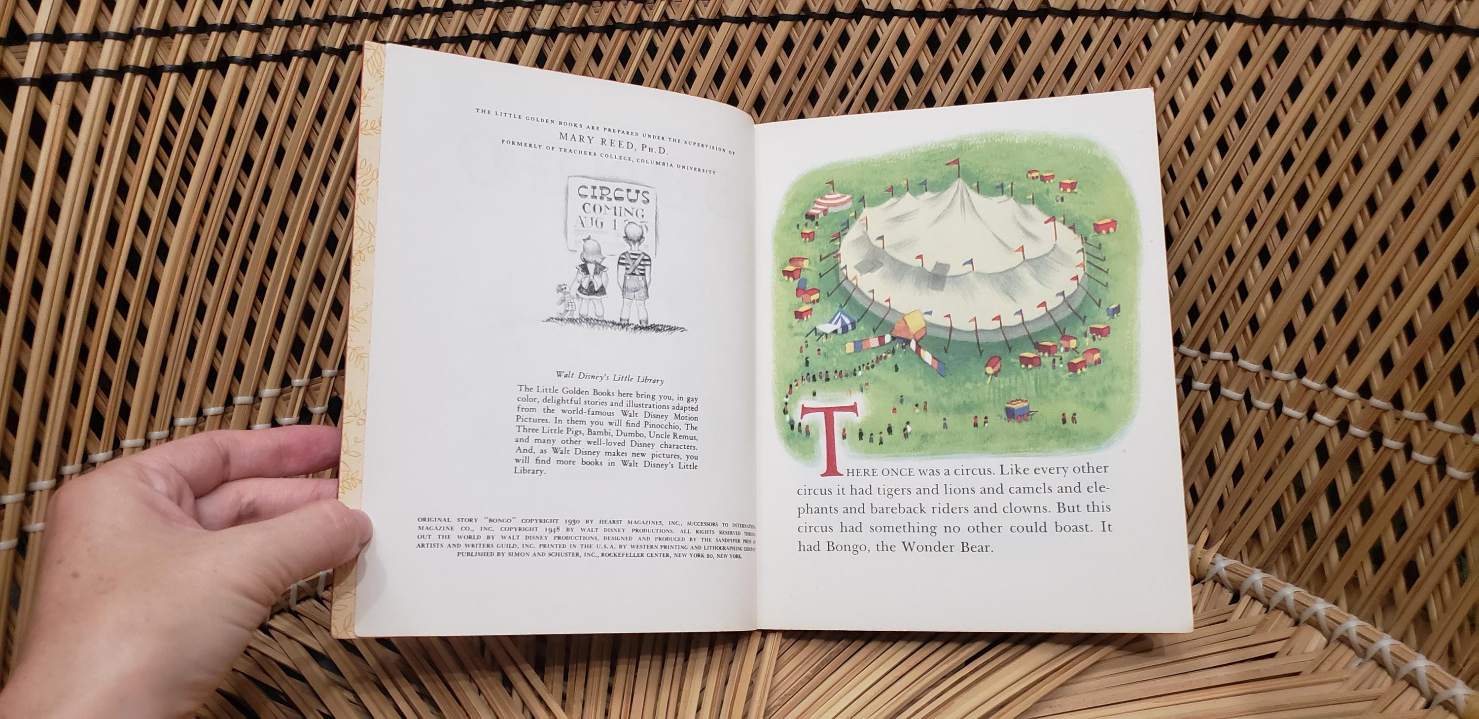 1948 Walt Disney's Bongo Little Golden Book, 'A' Edition - Etsy