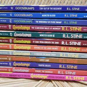90s Goosebumps Books by R.L. Stein Scholastic, Buy 1 or All! - Etsy