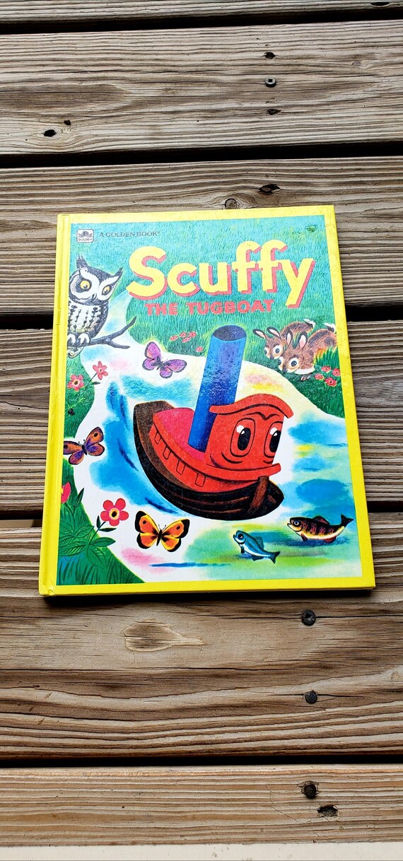 scuffy the tugboat bath toy