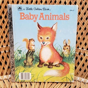 1956 Baby Animals Little Golden Book - Etsy
