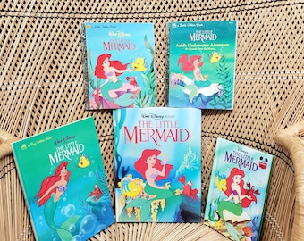 Vintage Disney's The Little Mermaid Books Buy 1 Or All
