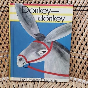 1968 Donkey Donkey By Roger Duvoisin