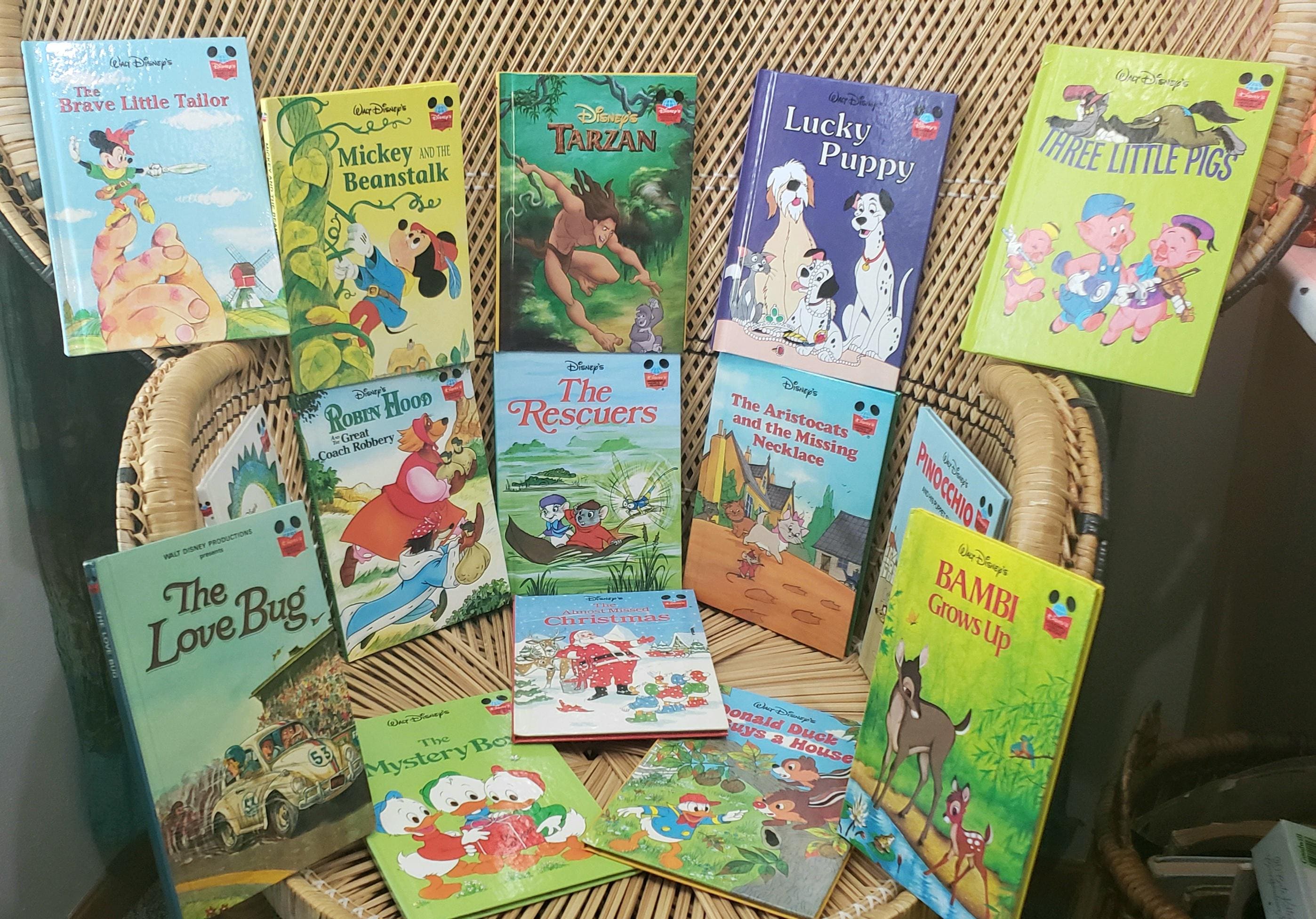 80s/90s Disney Books Buy 1 or All, Disney's Wonderful World of