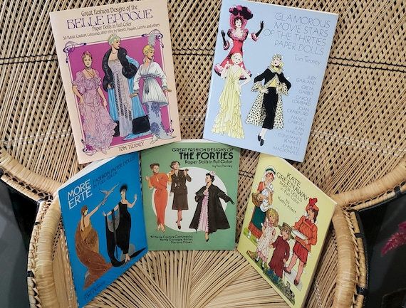 Vintage Paper Dolls And Outfits Book, Complete And Unused, Buy 1 Or All
