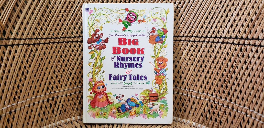 1993 Jim Henson's Muppet Babies Big Book of Nursery Rhymes & Fairy ...