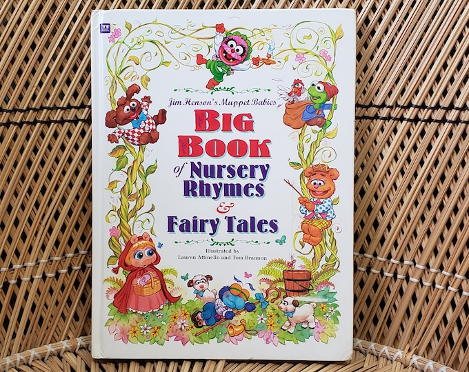 1993 Jim Henson's Muppet Babies Big Book of Nursery Rhymes & Fairy ...