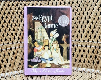 1986 El juego de Egipto, de Zilpha Keatley Snyder, tapa dura.