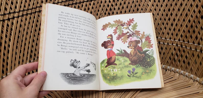 1948 Walt Disney's Bongo Little Golden Book, 'A' Edition - Etsy