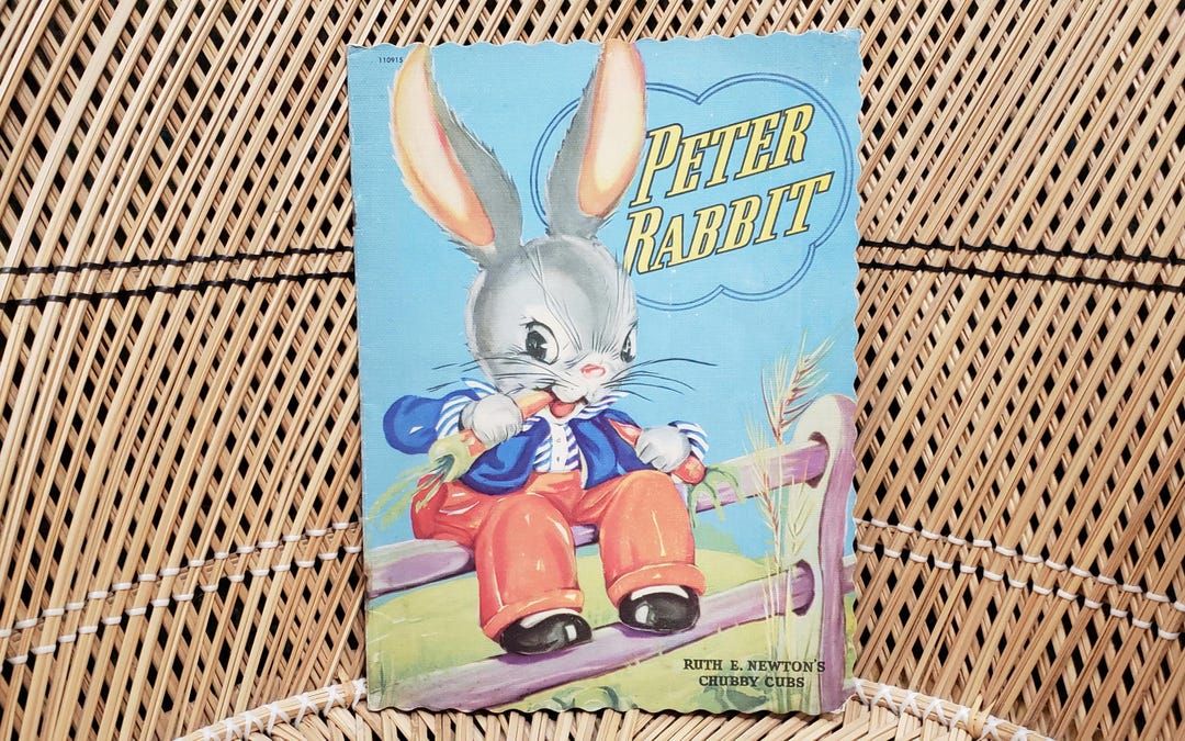 1947 Peter Rabbit Ruth Newton's Chubby Cubs, Soft Cover - Etsy