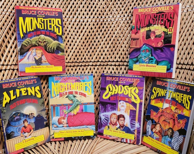 90s Bruce Coville's Book Set of 6, Book of Ghosts, Monters (1&2 ...