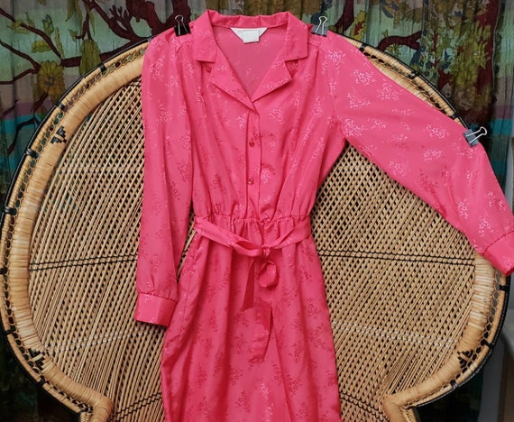 CLEARANCE 70s Pink Dress by Jcpenney 
