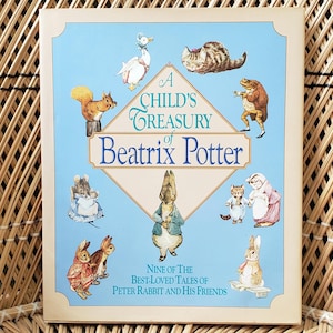 1987 A Child&#39;s Treasury Of Beatrix Potter, Hardcover With Dust Jacket