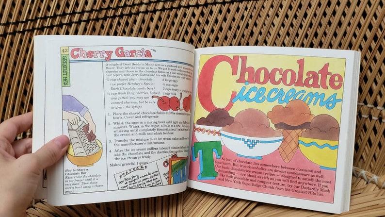 1987 Ben & Jerry's Homemade Ice Cream And Dessert Book By | Etsy