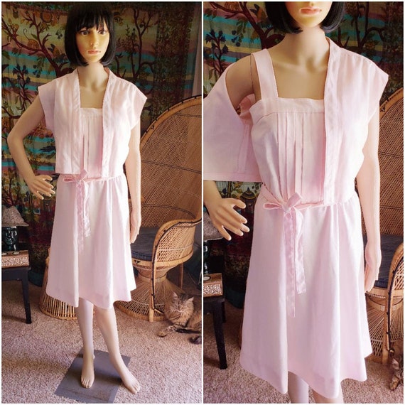 pastel pink summer dress