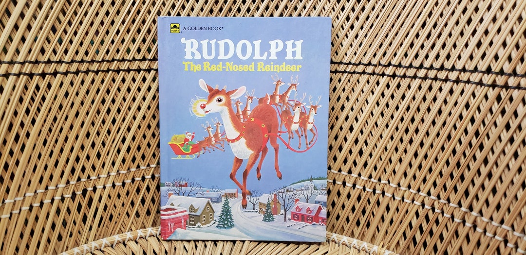 1985 Rudolph the Red-nosed Reindeer A Golden Book - Etsy