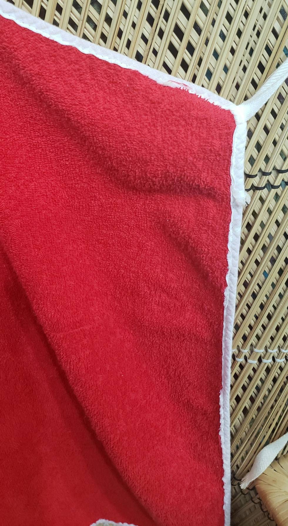 Red Terry Rag AS IS 50s His Red Terry Cloth Apron - Etsy