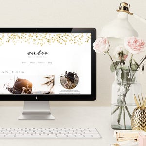 Blogger Template Blogger Template Responsive Gold Blogger Template Blogger Theme image 2