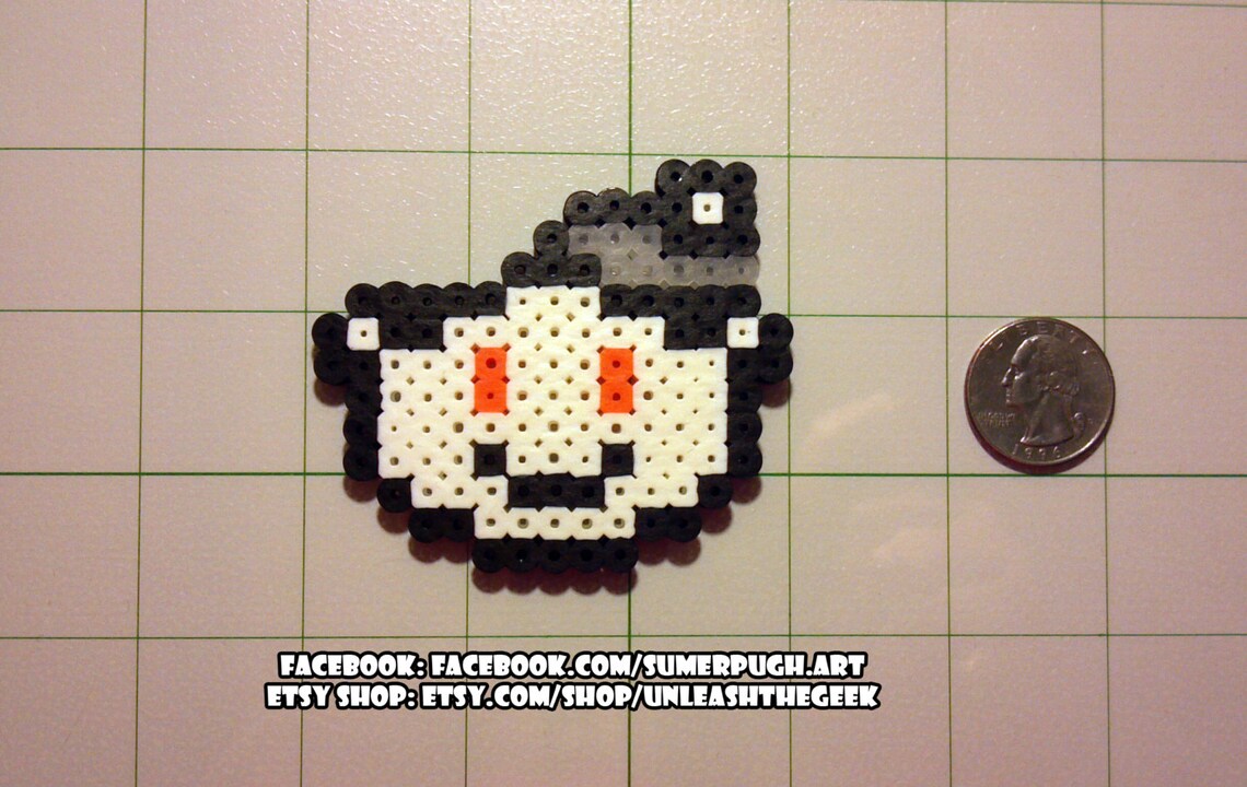 Reddit Perler Bead Sprite Logo an Unleashthegeek Original Etsy