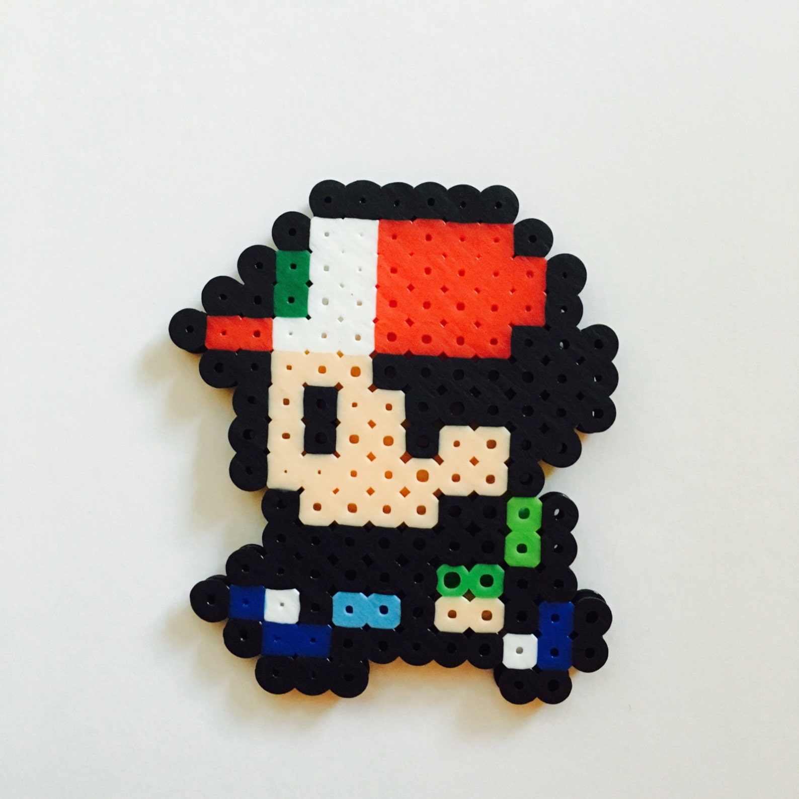 Pokemon Perler Bead Sprite Ash and Pikachu Pokemon Yellow 8 Bit Kandi ...