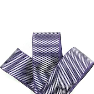Purple Ribbon, Polka Dot Ribbon, Craft Ribbon, Gift Ribbon, Wreath Ribbon, Lantern Ribbon, Purple Polka Dot, Bow Ribbon, Wedding Ribbon, 2.5