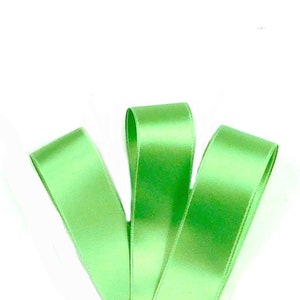 Green Ribbon, Green Satin Ribbon, Satin Green Ribbon, Wedding Ribbon, Hair Ribbon, Cancer Awareness, Florist Ribbon, Craft Ribbon, Ribbon