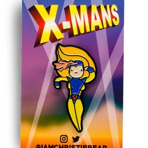 Jean Gravy - Jean Grey Pun Doodle Pin - Soft Enamel Pin